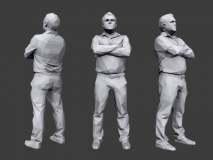 lowpoly people casual pack vol 6 3D Модель