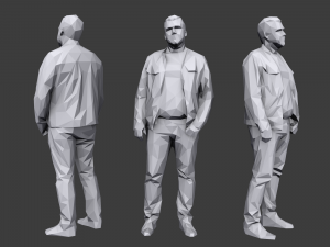 lowpoly people casual pack vol 7 3D 模型