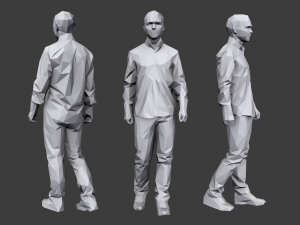 lowpoly people casual pack vol 7 3D 模型