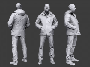 lowpoly people casual pack vol 7 3D 模型