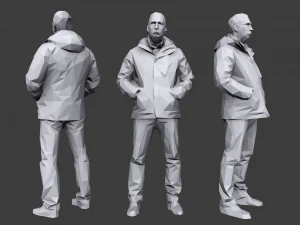 lowpoly people casual pack vol 7 3D Model