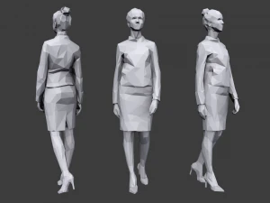 lowpoly people casual pack vol 7 3D Model