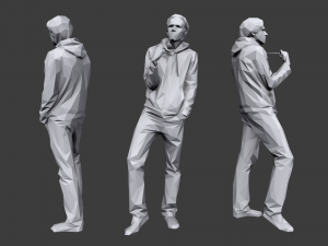 lowpoly people casual pack vol 7 3D 模型