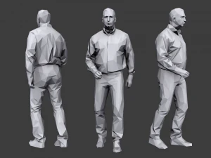 lowpoly people casual pack vol 8 3D Model