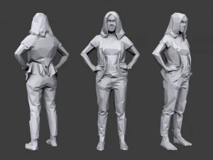 lowpoly people casual pack vol 8 3D Model