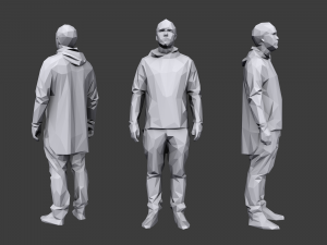 lowpoly people casual pack vol 8 3D 모델