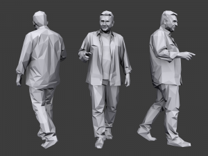 lowpoly people casual pack vol 8 3D 모델