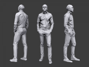 lowpoly people casual pack vol 8 3D 모델