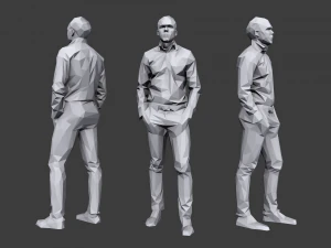 lowpoly people casual pack vol 8 3D Model