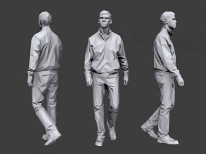 lowpoly people casual pack vol 8 3D Model