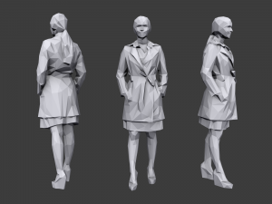lowpoly people casual pack vol 9 Modello 3D