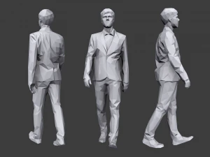 lowpoly people casual pack vol 9 3D Model
