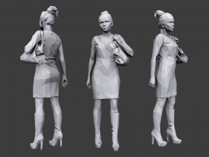 lowpoly people casual pack vol 9 Modello 3D