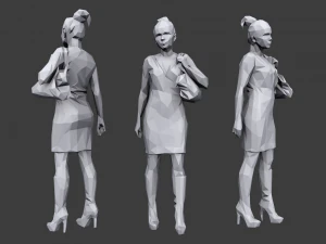 lowpoly people casual pack vol 9 3D Model
