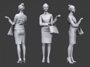 lowpoly people casual pack vol 9 Modello 3D