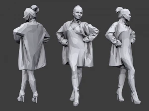 lowpoly people casual pack vol 10 3D Model