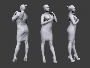 lowpoly people casual pack vol 10 Modèle 3D