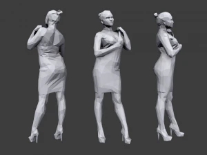 lowpoly people casual pack vol 10 3D Model