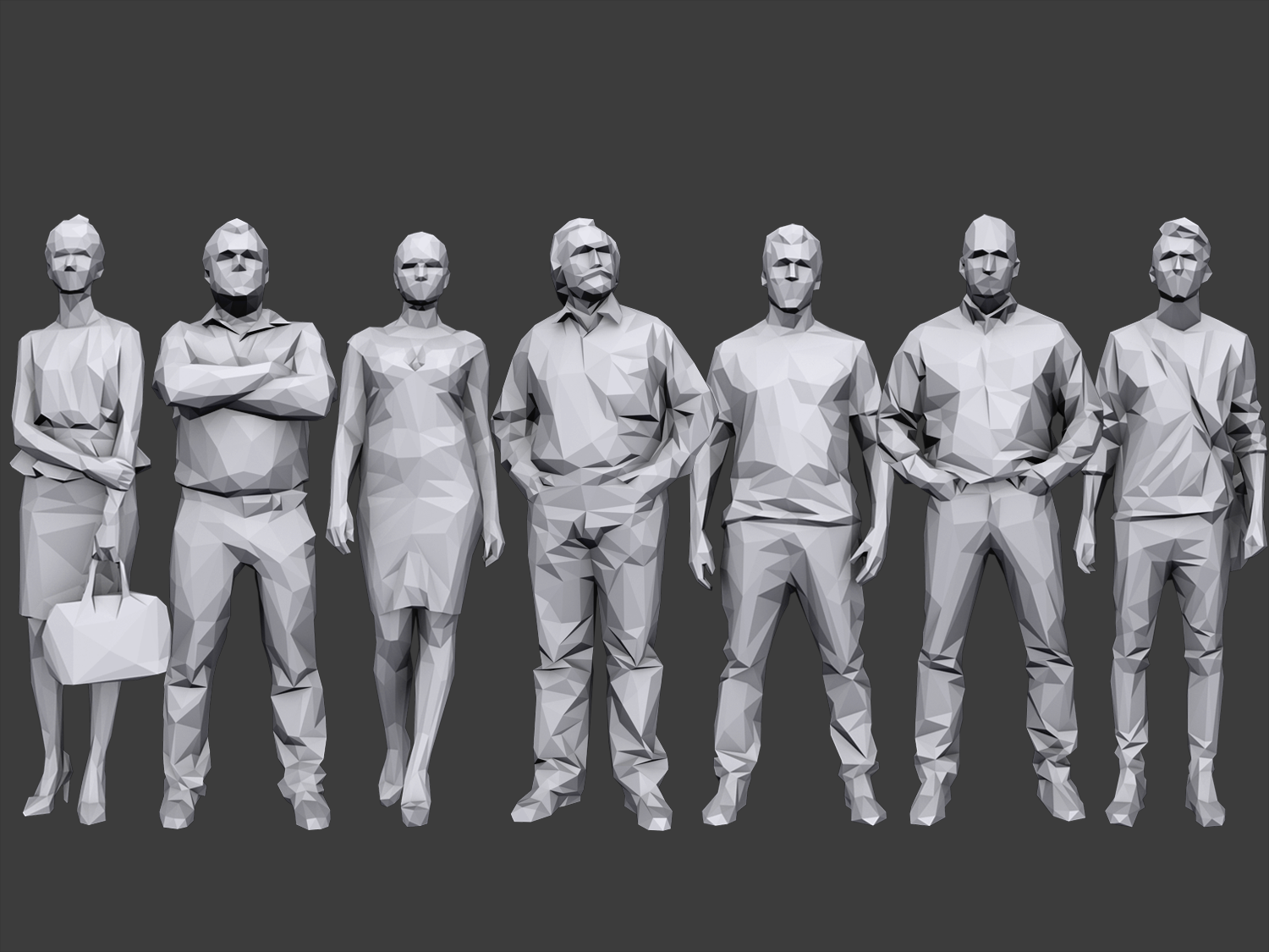 Vr персонажи. люди рендер. 3d lowpoly people. People pack. People pack.