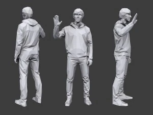 lowpoly people casual pack vol 11 3D Model