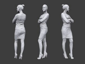 lowpoly people casual pack vol 11 3D Model