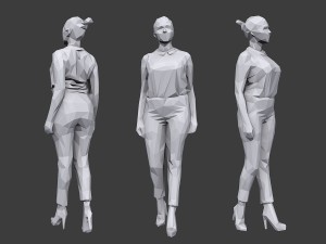 lowpoly people casual pack vol 11 Modelo 3D