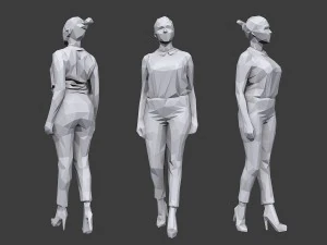 lowpoly people casual pack vol 11 3D Model