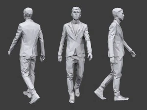 lowpoly people casual pack vol 11 3D Model