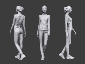 lowpoly people casual pack vol 12 Modelo 3D