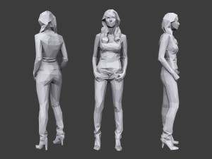 lowpoly people casual pack vol 12 Modelo 3D