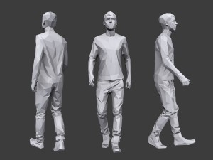 lowpoly people casual pack vol 12 Modelo 3D
