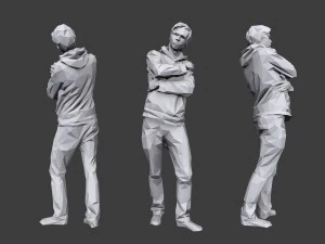 lowpoly people casual pack vol 14 3D Model