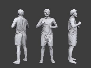 lowpoly people casual pack vol 14 3D Model