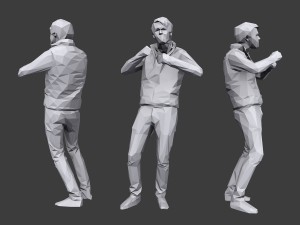 lowpoly people casual pack vol 14 3D Model