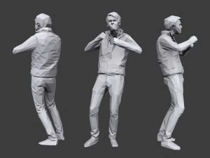lowpoly people casual pack vol 14 3D Model
