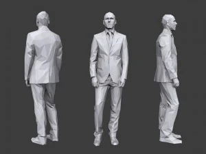 lowpoly people casual pack vol 14 3D Model