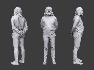 lowpoly people casual pack vol 15 Model 3D