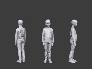 lowpoly people casual pack vol 15 Model 3D
