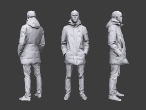 lowpoly people casual pack vol 16 3D Model