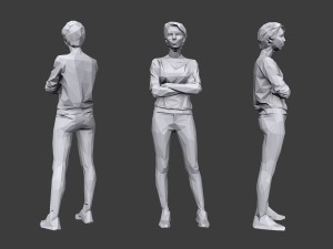 lowpoly people casual pack vol 16 3D Model