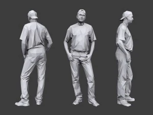 lowpoly people casual pack vol 16 3D Model