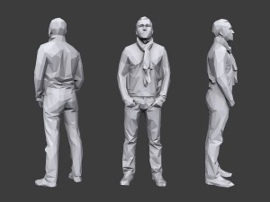 lowpoly people casual pack vol 16 3D Model