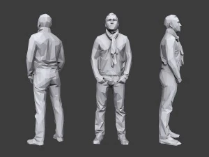 lowpoly people casual pack vol 16 3D Model