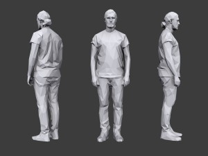 lowpoly people casual pack vol 16 3D Model