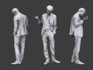 lowpoly people casual pack vol 17 3D Модель
