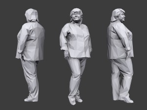 lowpoly people casual pack vol 17 3D Модель