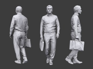 lowpoly people casual pack vol 17 3D Модель