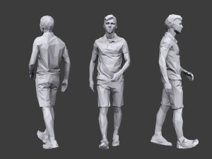 lowpoly people casual pack vol 17 3D Модель