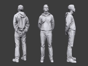 lowpoly people casual pack vol 17 3D Модель