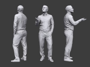 lowpoly people casual pack vol 18 3Dモデル